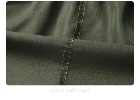 Summer Men's Cargo Shorts 2025 Loose Casual Below Knee Pants Elastic Waist Plus Size Outdoor Jogging Tactical Capri Sweatpants
