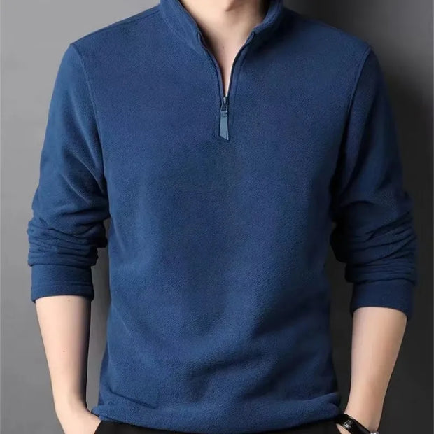Sweatwear Mens Anti-pilling High Quality Knitted Turtleneck Sweater Slim Fit Long Sleeve Pullover Solid Color Trend Men Clothing