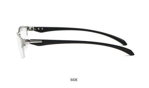 HDCRAFTER 6 In 1 Magnet Polarized Clip Glasses Frame Men TR90 Optical Myopia Clip Glasses For Men Prescription Eyeglasses Frame