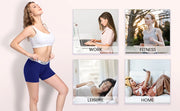 Women’s Boxer Briefs Seamless Boy Shorts Panties Soft Stretch Cotton Ladies Safety Pants Female Anti Chafing Boy Shorts Panties