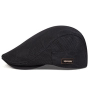 Men NEW York Label Mesh Breathability Newsboy Caps British Painters Hats Spring and Summer Flat Cap Hip Hop Berets Hat