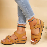 Fashion Women Sandals Shoes Wedge Walking Shoes Huaraches Women's Sandals Breathable Comfortable Footwear Sandalias Mujer Female