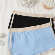 2 PCS/SET Men's Boxer Shorts Underwear  Man Underpants Sexy Panties Striped Homme U Convex Shorts Lingerie Male Boxers