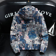 Rose Jacket Hooded Jackets for Men Fashion Trends Mountaineering Lightweight Puffer Men Climbing Clothes Men's Clothing Man Coat