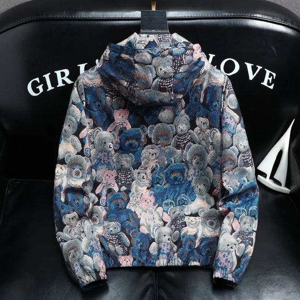 Rose Jacket Hooded Jackets for Men Fashion Trends Mountaineering Lightweight Puffer Men Climbing Clothes Men's Clothing Man Coat