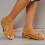 Fashion Women Sandals Shoes Wedge Walking Shoes Huaraches Women's Sandals Breathable Comfortable Footwear Sandalias Mujer Female