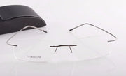Chashma Brand Titanium Reading Glasses Super Light Myopia Optical Prescription Glasses Frame for Male and Female