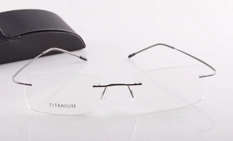 Chashma Brand Titanium Reading Glasses Super Light Myopia Optical Prescription Glasses Frame for Male and Female