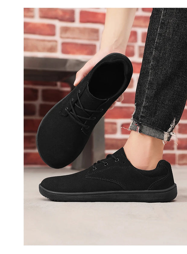 Wide Toe Men Barefoot Shoes Minimalist Sneakers Comfortable Casual Sports Shoe Non-slip Male Flat Loafers Outdoor Walking Shoes