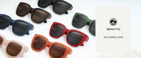 ZENOTTIC Fashion Butterfly Polarized Sunglasses for Women UV400 Protection Shade Ladies Cat Eye Sun Glasses