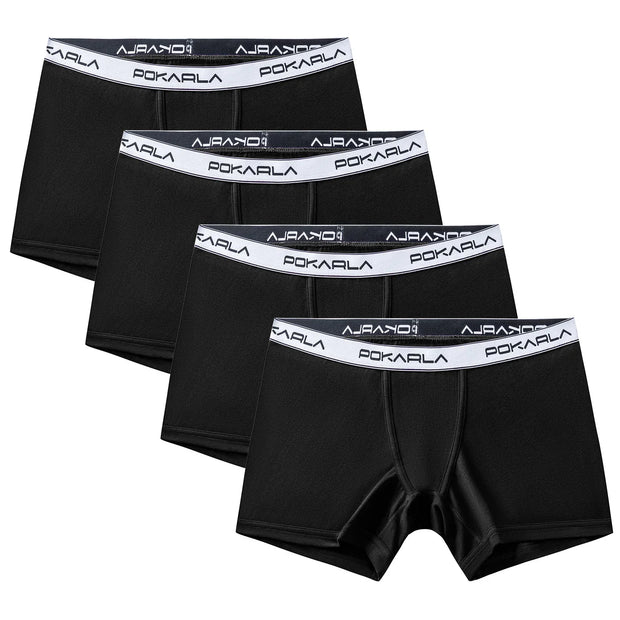 Women’s Boxer Briefs Seamless Boy Shorts Panties Soft Stretch Cotton Ladies Safety Pants Female Anti Chafing Boy Shorts Panties