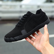 2024 Men Barefoot Shoes Outdoor Walking Flat Shoe Wear-resisting Loafers Men's Casual Sneaker Minimalist Wide Toe Big Size 44