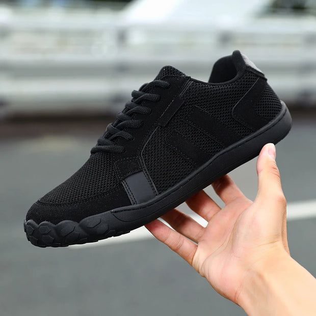 2024 Men Barefoot Shoes Outdoor Walking Flat Shoe Wear-resisting Loafers Men's Casual Sneaker Minimalist Wide Toe Big Size 44