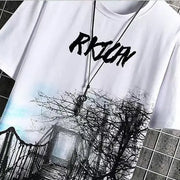 2025 Summer Fashion Men Sets Cotton Streetwear O-neck Short Sleeve T Shirt & Shorts 2PCS Loose Casual Men Suits