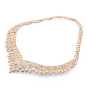 Trend African Jewelry Set For Women Fashion Dubai Wedding Earrings For Bridal Nigerian Design Sliver Plated Necklace Set