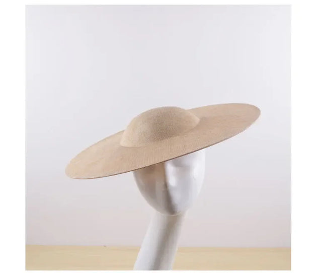 40CM Big Fascinators Base Wedding Millinery Supplies DIY Hair Accessories Hat Women Kentucky Derby Large Fascinator Base