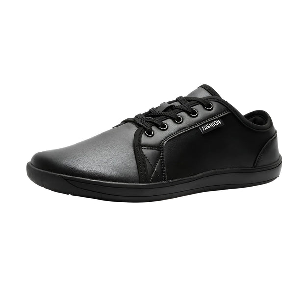 Men's Wide-toe Barefoot Shoes Lightweight Soft-soled Casual Walking Minimalist Breathable Artificial Leather Low-top Sneakers