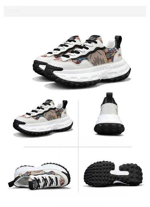 Fashionable Men's Footwear Casual Tennis Shoes Outdoor Sports Footwear New Autumn/Winter Casual Sports Shoes - Durable