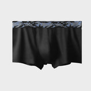 Men's ultra-thin breathable ice silk seamless one-piece sexy boxers