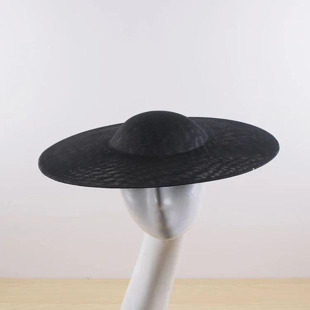 40CM Big Fascinators Base Wedding Millinery Supplies DIY Hair Accessories Hat Women Kentucky Derby Large Fascinator Base