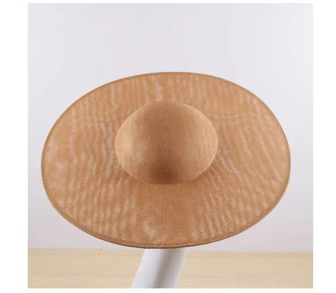 40CM Big Fascinators Base Wedding Millinery Supplies DIY Hair Accessories Hat Women Kentucky Derby Large Fascinator Base