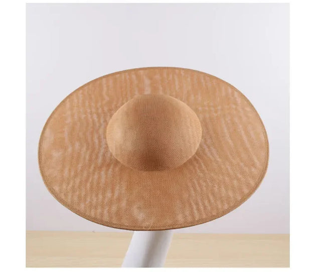 40CM Big Fascinators Base Wedding Millinery Supplies DIY Hair Accessories Hat Women Kentucky Derby Large Fascinator Base