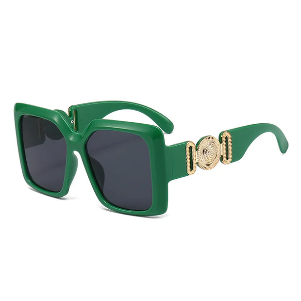 INS Popular Square Sunglasses Women Luxury Retro Brand Men Trending Travel Sun Glasses Female Shades UV400 Oculus