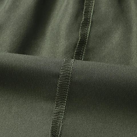 Summer Men's Cargo Shorts 2025 Loose Casual Below Knee Pants Elastic Waist Plus Size Outdoor Jogging Tactical Capri Sweatpants