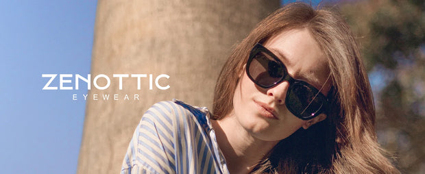 ZENOTTIC Fashion Butterfly Polarized Sunglasses for Women UV400 Protection Shade Ladies Cat Eye Sun Glasses