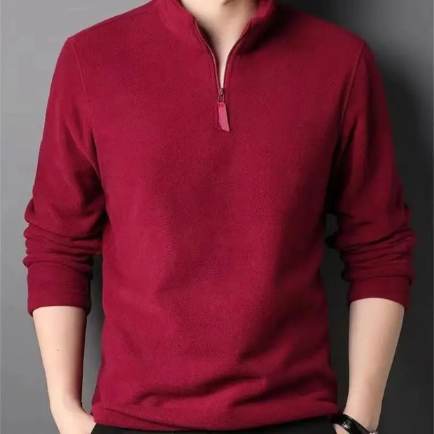 Sweatwear Mens Anti-pilling High Quality Knitted Turtleneck Sweater Slim Fit Long Sleeve Pullover Solid Color Trend Men Clothing