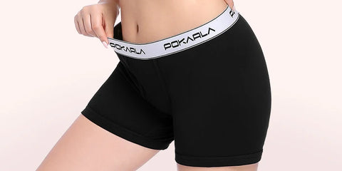 Women’s Boxer Briefs Seamless Boy Shorts Panties Soft Stretch Cotton Ladies Safety Pants Female Anti Chafing Boy Shorts Panties