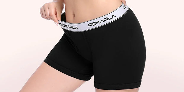 Women’s Boxer Briefs Seamless Boy Shorts Panties Soft Stretch Cotton Ladies Safety Pants Female Anti Chafing Boy Shorts Panties