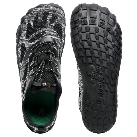 Wide Toe Zero Barefoot Shoes Mens Minimalist Water Shoes Breathable for Walking Rock Climbing Wrestling Trail Running Sneakers