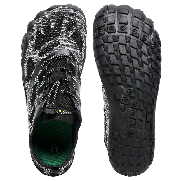Wide Toe Zero Barefoot Shoes Mens Minimalist Water Shoes Breathable for Walking Rock Climbing Wrestling Trail Running Sneakers