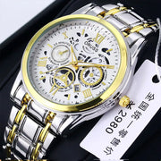 ORUSS New Style Fashion Brand Men's Quartz Watch Luxury Roman Dial Luminous Waterproof Sports Automatic Date Business Man Watch