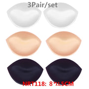 1/2/3 Pair Yoga Clothing Push Up Bra Padding Chest Enhancers Bra Foam Insert Chest Cup Intimates Accessories Sponge Bra Pads