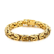 8mm Singular Byzantine Chain Bracelet & Necklace - Stainless Steel 316L - KB170399-KJX