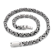 8mm Singular Byzantine Chain Bracelet & Necklace - Stainless Steel 316L - KB170399-KJX