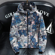 Rose Jacket Hooded Jackets for Men Fashion Trends Mountaineering Lightweight Puffer Men Climbing Clothes Men's Clothing Man Coat