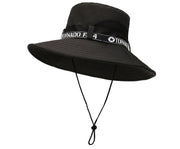 New Hot Selling Spring Summer Bucket Hat Men's Solid Color Big Brim Sun Hat Women's Folding Fishing Mountaineering Outdoor Hat