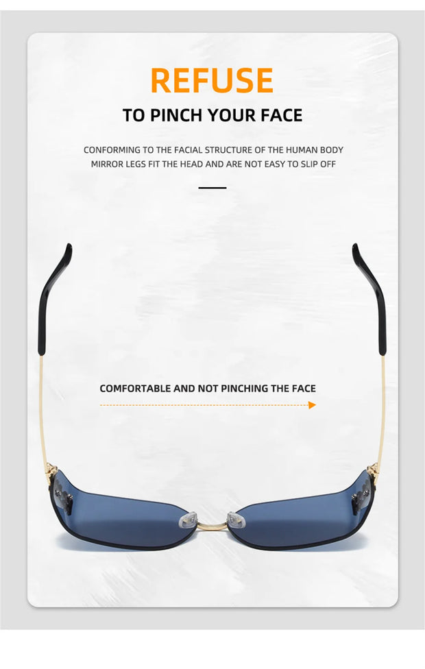 Retro American Curved Lenses Women'S Sunglasses Personalized Letter Decoration Glasses Outdoor Popular Eyepieces Shades Eyewear