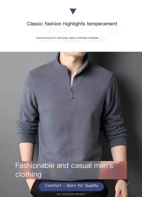 Sweatwear Mens Anti-pilling High Quality Knitted Turtleneck Sweater Slim Fit Long Sleeve Pullover Solid Color Trend Men Clothing
