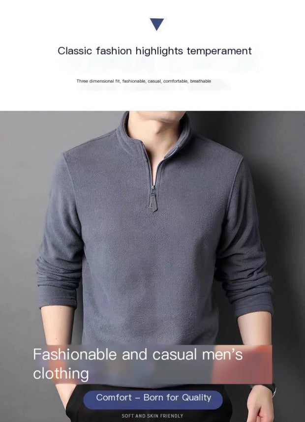 Sweatwear Mens Anti-pilling High Quality Knitted Turtleneck Sweater Slim Fit Long Sleeve Pullover Solid Color Trend Men Clothing