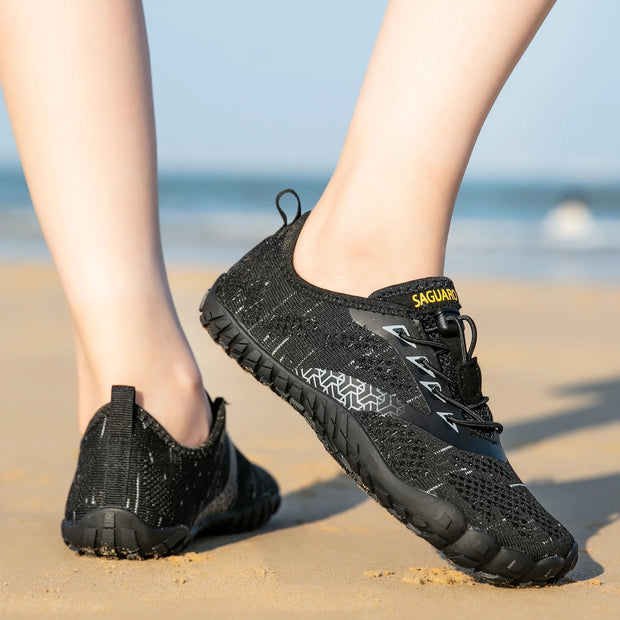 Wide Toe Zero Barefoot Shoes Mens Minimalist Water Shoes Breathable for Walking Rock Climbing Wrestling Trail Running Sneakers