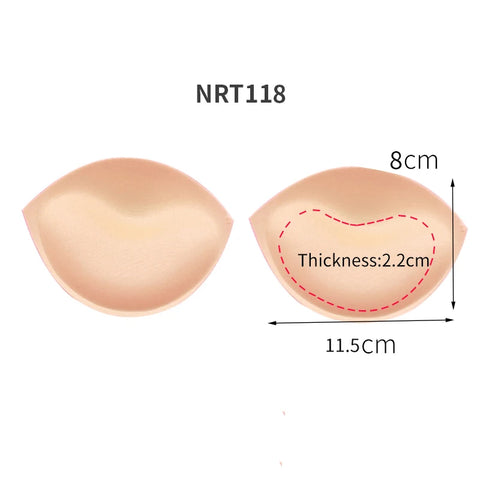 1/2/3 Pair Yoga Clothing Push Up Bra Padding Chest Enhancers Bra Foam Insert Chest Cup Intimates Accessories Sponge Bra Pads