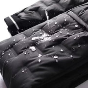 Down Padded Men's Pants Drawstring Warm Padded Sweatpants Loose Jogging Pants Thickened Warm Cotton Pants Thermal Down Trousers