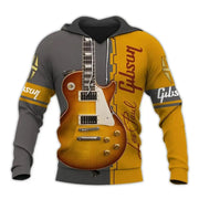Mens 3d Guitar Printed Fashion Hoodie Daily European Size Sweatshirt Musical Moletom Female Psychedelic Clothes Wholesaler