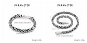 8mm Singular Byzantine Chain Bracelet & Necklace - Stainless Steel 316L - KB170399-KJX