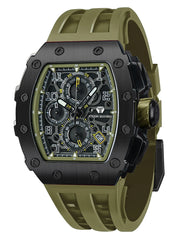 TSAR BOMBA Watch for Men Top Brand Luxury Waterproof Quartz Wristwatch Tonneau Clock Gift Chronograph Rectangle Mens Watch