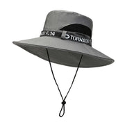 New Hot Selling Spring Summer Bucket Hat Men's Solid Color Big Brim Sun Hat Women's Folding Fishing Mountaineering Outdoor Hat